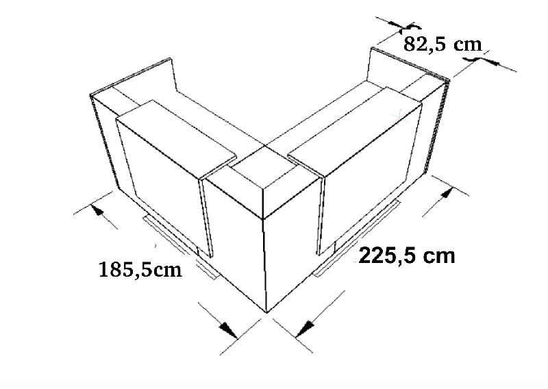 Banque d'accueil d'angle Z2 - Officity - 225, Beige_2