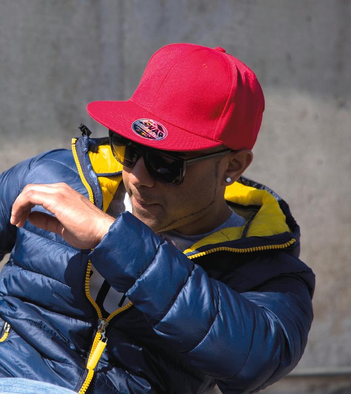 Casquette Bronx - Réf: RC083X - 100% acrylique twill, visière plate, marque Result_1