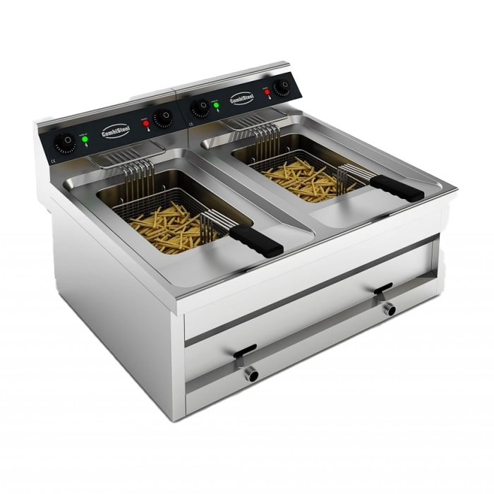 Friteuse posable électrique 2x12l 2x6kw 7455.0940 COMBISTEEL_1