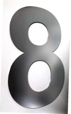Lettrage 3D en inox et laiton - Signabox - Épaisseur 2 mm_1