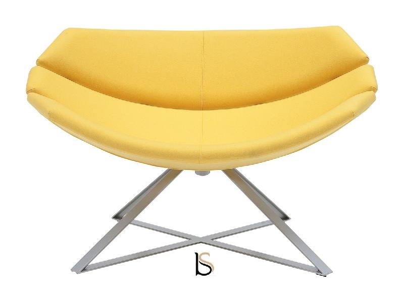 Fauteuil Radar - Softline - Felt Jaune 579_1