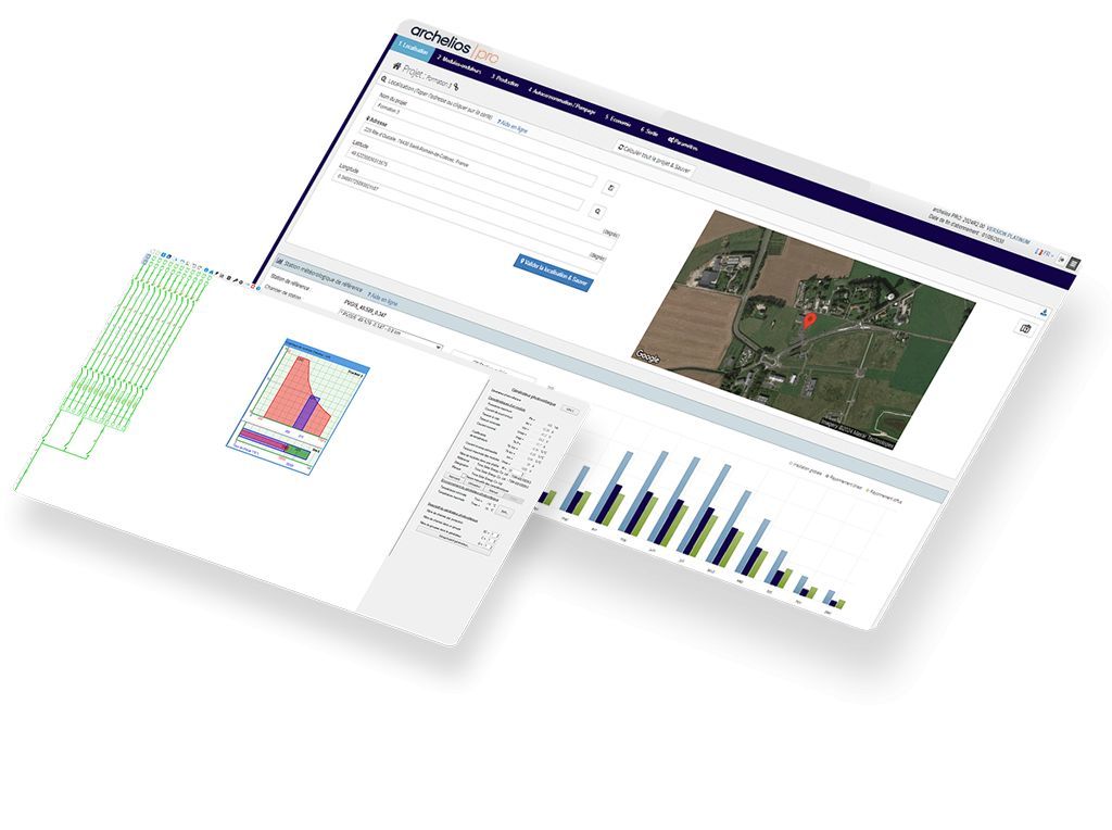 Logiciel archelios PRO - Conception et étude photovoltaïque_0