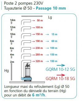 Poste de relevage eau claire : 2 pompes - 304275_1