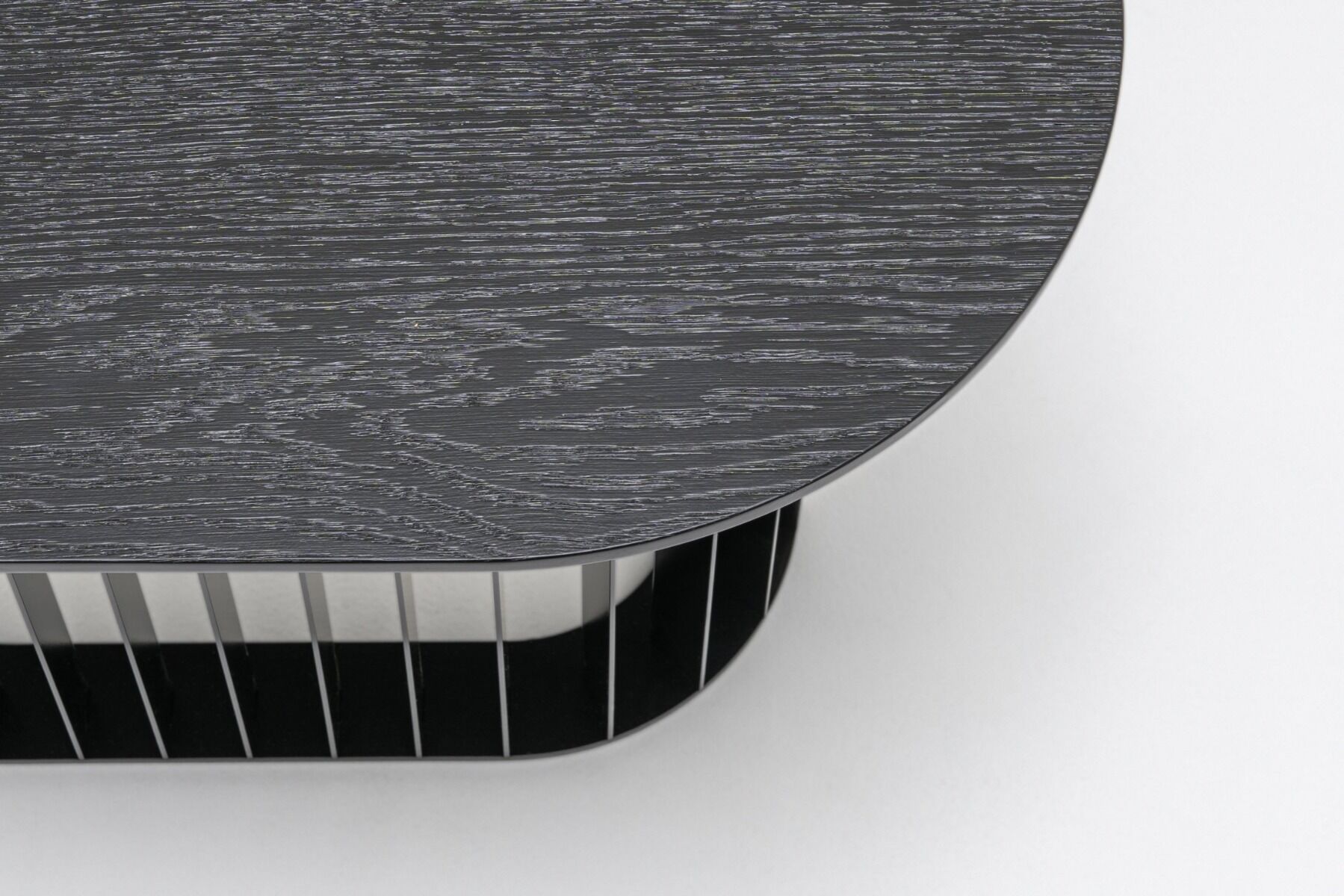 Table basse RLS01 - deux hauteurs disponibles, structure métallique, plateau MDF placage_1