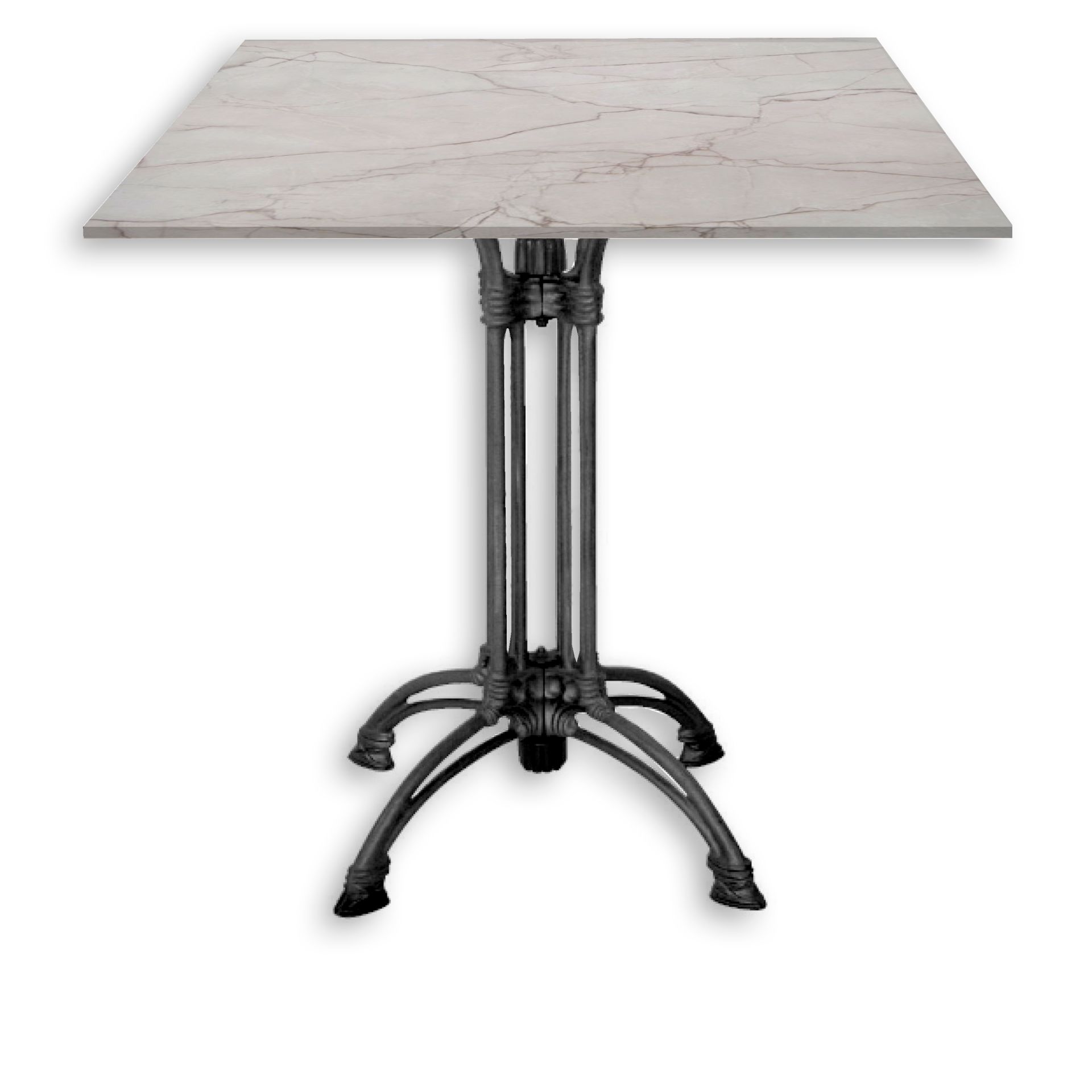 Mobilier de restaurant ArtDec au style art déco avec plateaux sur mesure