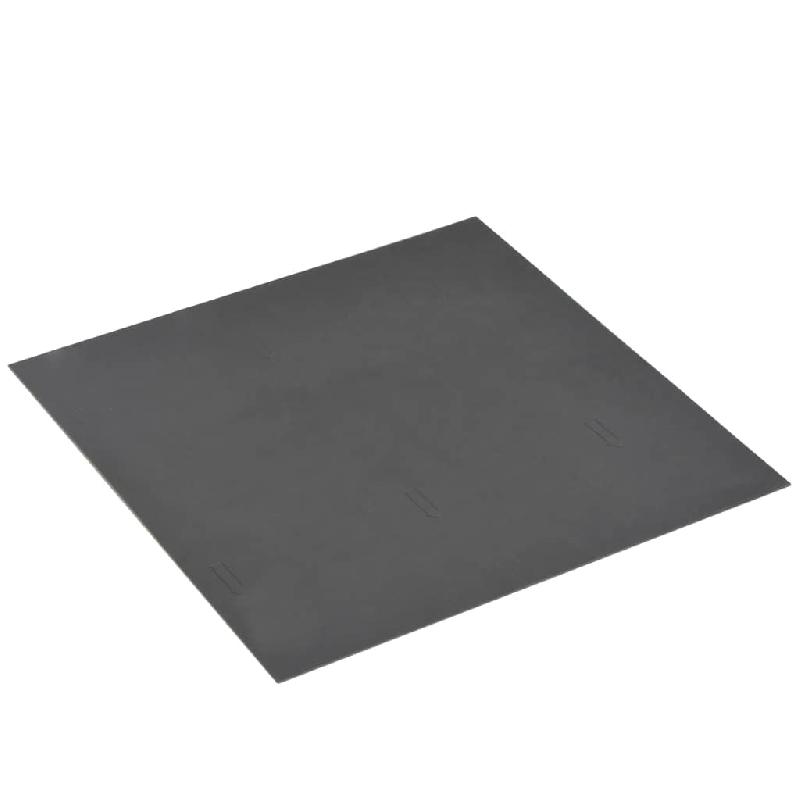 Vidaxl planche de plancher pvc autoadhésif 5,11 m² noir avec motif 144874_1