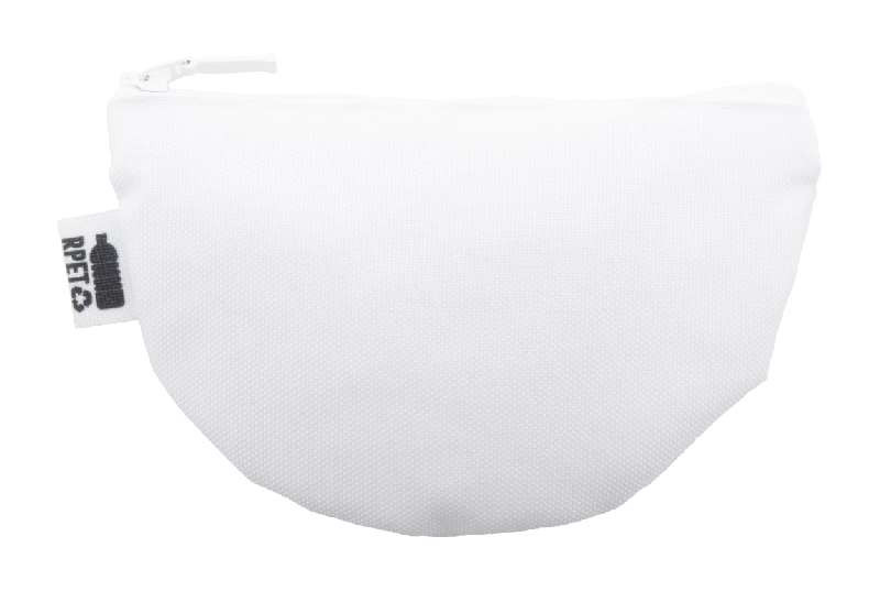 Sac à main en RPET personnalisé - demi-cercle zippé en polyester RPET 600D avec sublimation_1