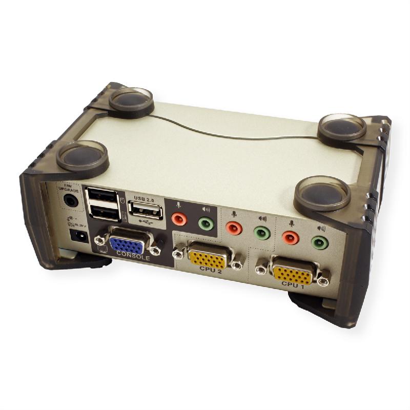 Aten cs1732b switch kvm vga, ps/2-usb, audio, hub usb, 2 ports_1