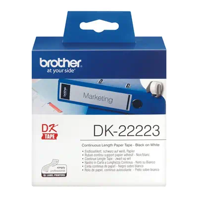 Brother DK-22223 étiquette à  imprimer Blanc_1