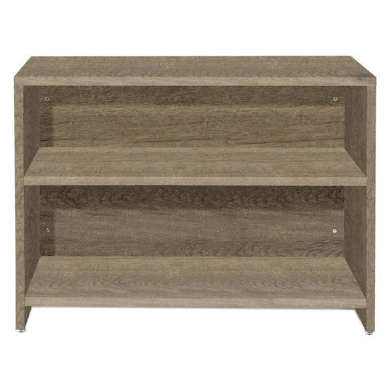 Comptoir droit Flexia - L120xP53xH90cm - chêne authentique - aggloméré 30mm_1