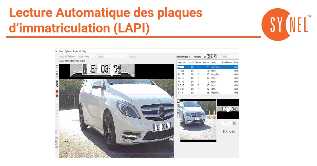 Lecture automatique des plaques d'immatriculation  LAPI_1