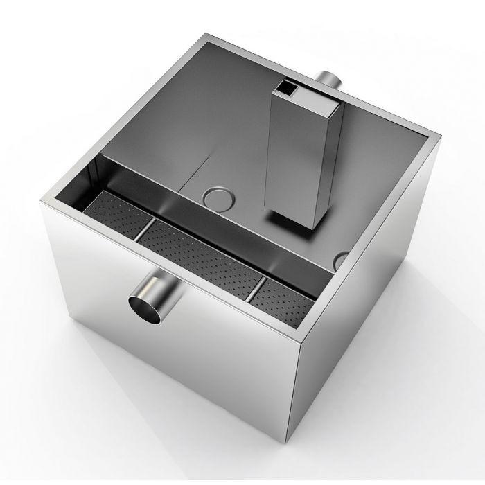 Séparateur de graisse inox - Capacité 9KG - Pompe 36L/min - Référence 7020.0210_1