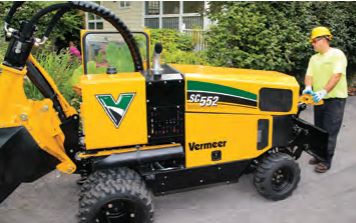 Machine Vermeer SC552 avec capacité de coupe jusqu’à 79 cm