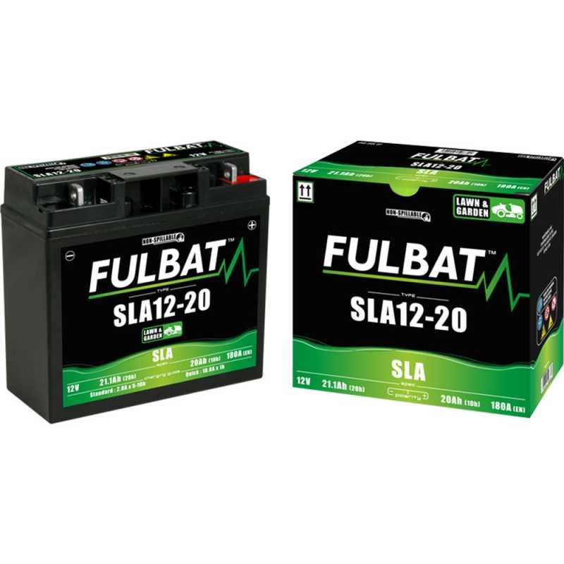 Batterie amz pour autoportée sla 12-20 FULBAT 550879 20ah et 12v_1