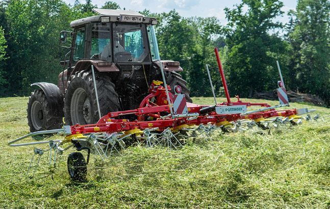 Hit faneuses portées - Pottinger France - largeur de travail de 4,40 m à 8,60 m - toupie DYNATECH pour qualité optimale_1