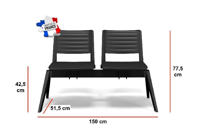 Poutre d'accueil en polypropylène Smash - Sokoa - 2 places_1