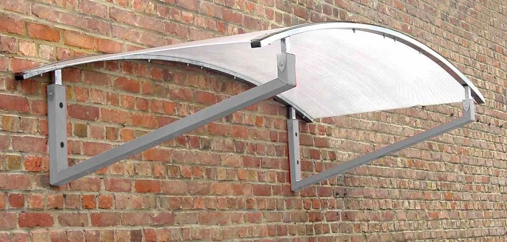 181988W - Auvent abri fumeurs en acier galvanisé avec toiture en polycarbonate_2