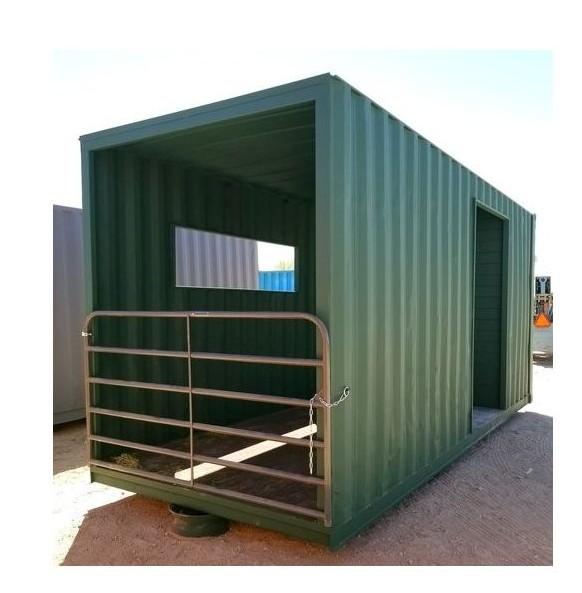 Box à chevaux container - espace supplémentaire pour chevaux de grande taille_1
