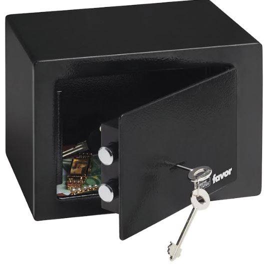 Coffre-fort de sécurité - S 1 K - Dimensions compactes 170x230x170 mm_0