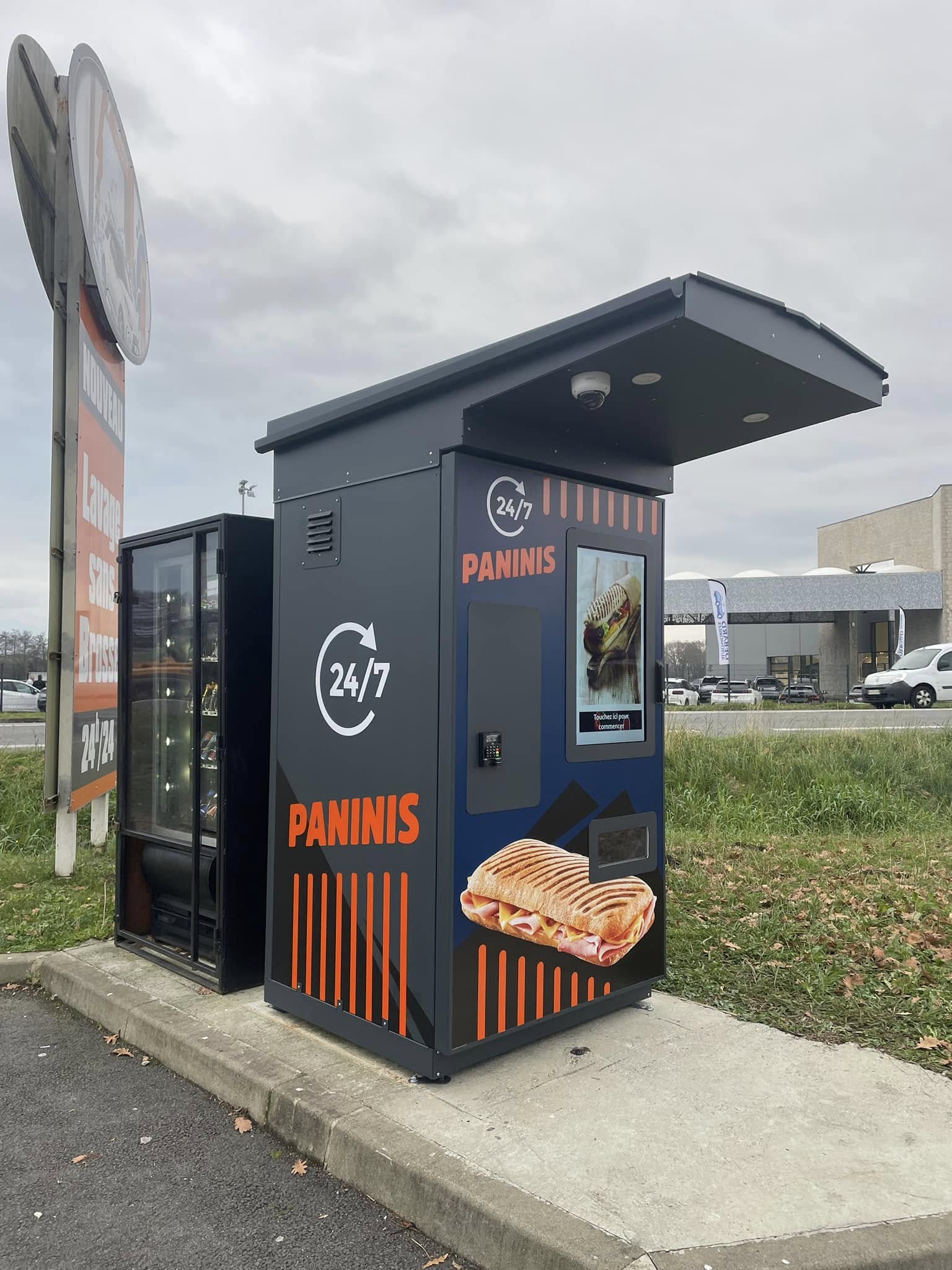 Distributeur automatique de paninis / tacos en kiosque - PANIDOOR_1