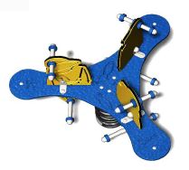 Jeu sur ressort 3 enfants - Gamme Pilotis - JR0302 - Crea Equipements_1