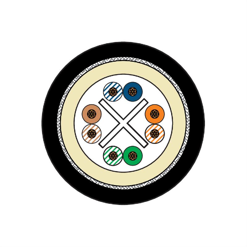 METZ CONNECT Cordon de brassage 6kV Flex500 Outdoor, noir, 5 m_1