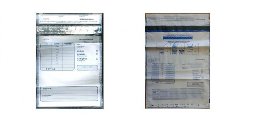 Pochette billets pour dépôt numéraire des administrations - Homologuée DGFIP et régie - Petite Quantité_2