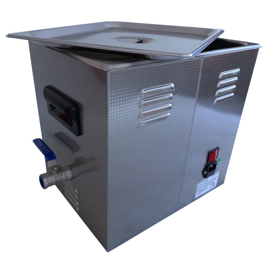 Bac ultrasons 10 litres - interface digitale - DELTA ECO D-1040 pour petites pièces mécaniques, bijoux et horlogerie_1