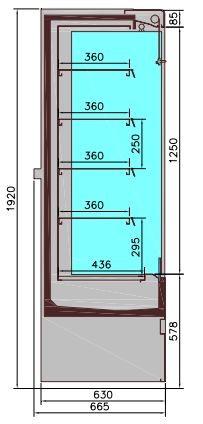 Chambre froide murale jamie 1.3 7350.0035 COMBISTEEL_1