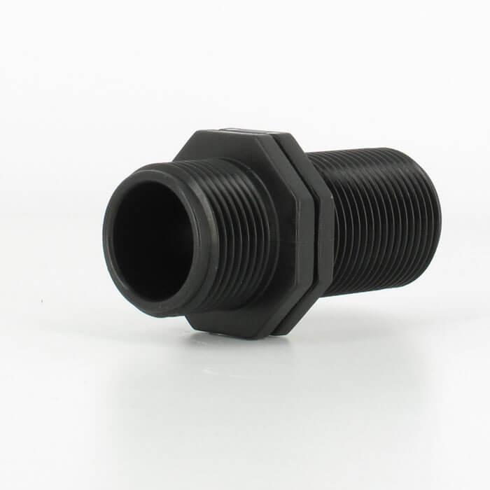 Mamelon Mâle/Mâle PP fileté 1