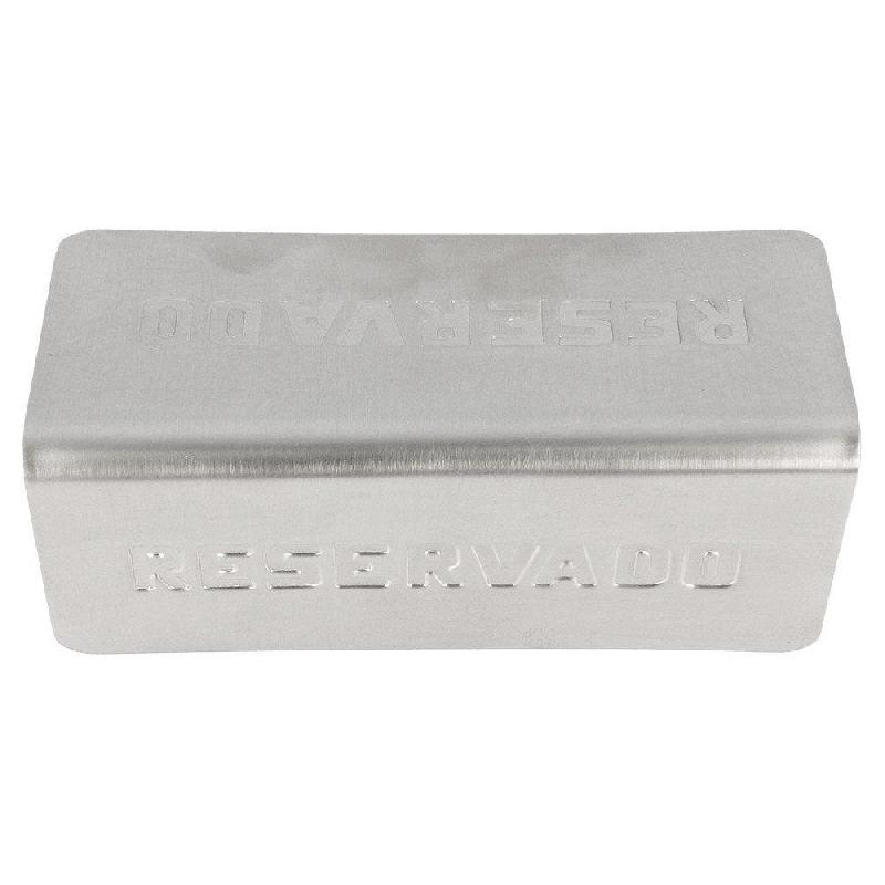 Plaque de table Reservado 12x5,4x5,9cm inox_1