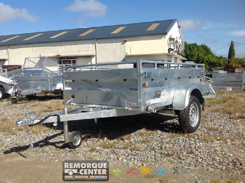 Remorque bagagère renforcée LIDER ROBUST - 1 essieu - PTAC : 750/500 Kg - 200 x 134 cm - Référence -39460/43460 - résistante aux intempéries et polyvalente_1