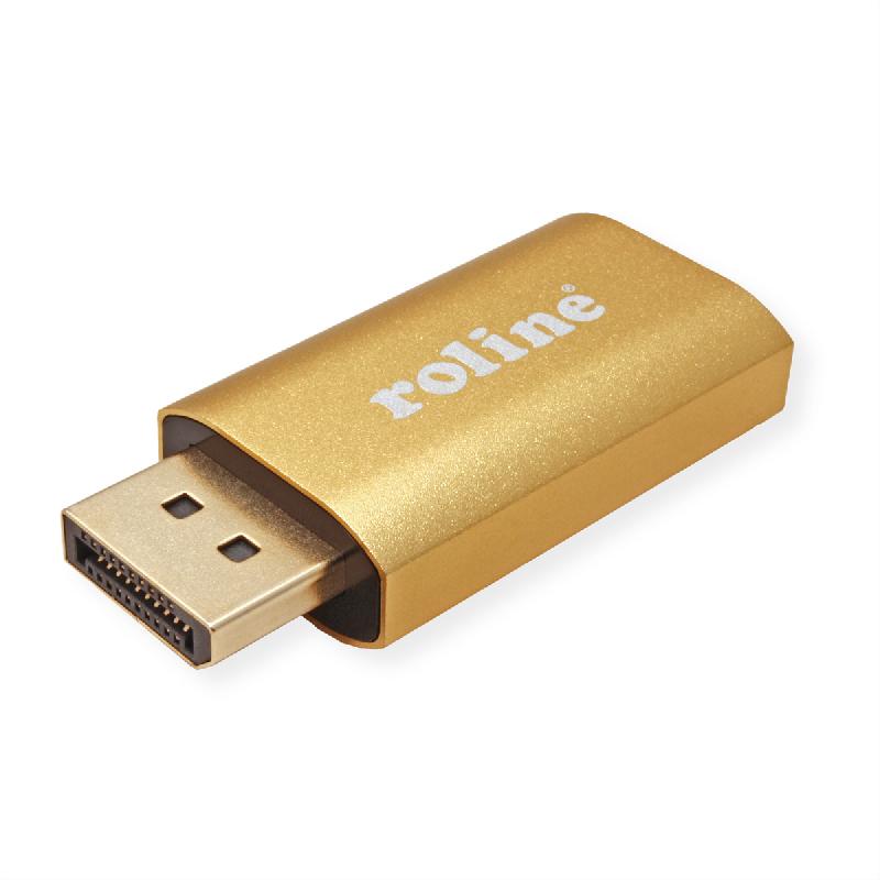 Roline gold adaptateur displayport - hdmi, 4k, v1.2, dp m-hdmi f_1