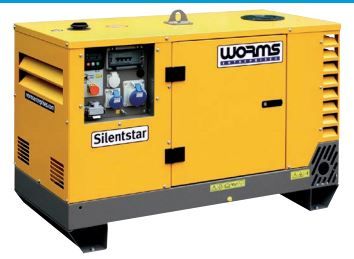 Silentstar 7 groupe électrogène - Worms - 50Hz - compact et robuste - moteur Yanmar - 5,5 kW - 61 dB_1