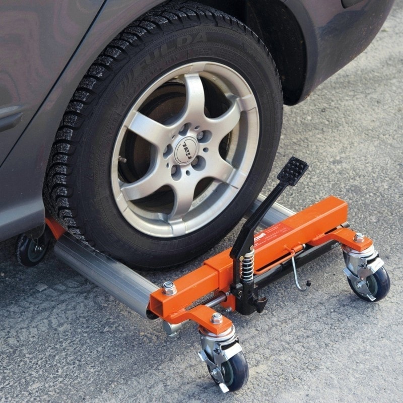 Chariot hydraulique Unicraft PV 681 - 680 kg - Aluminium avec roues de guidage_1