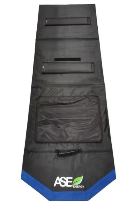 Panneau solaire portable pliable 12V 120W Sunpower - cellules monocristallines à haut rendement avec régulateur MPPT intégré_1