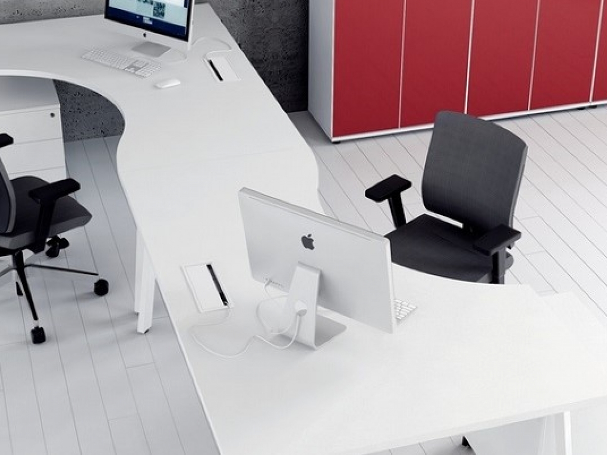 Bureau d'angle OGI A - Fonctionnel, esthétique et ergonomique - Collection professionnelle_1