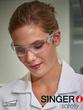 Lunettes de chantier très légères - Oculaire incolore en polycarbonate - Protection ISO 9001, normes EN 166 et EN 170_1