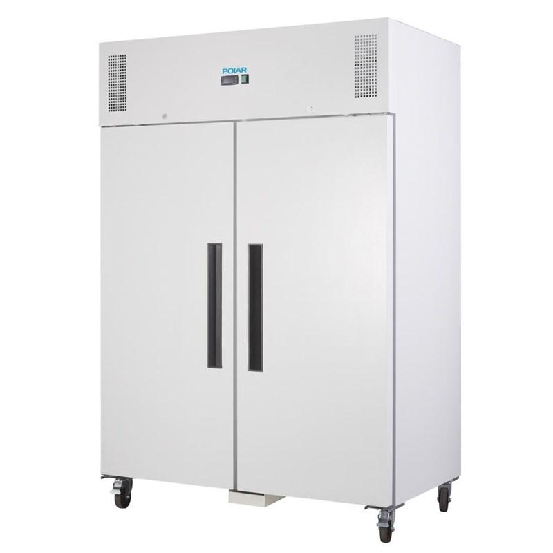 Armoire réfrigérée négative GN double porte blanche Série G 1200L CD616 Polar_1