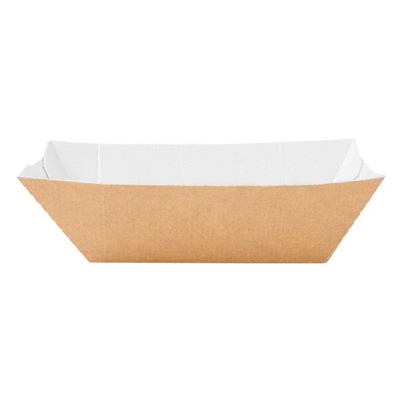 Barquette The Pack carton ondulé nano micro naturel 240g 8,5x5x4cm - par 200_1