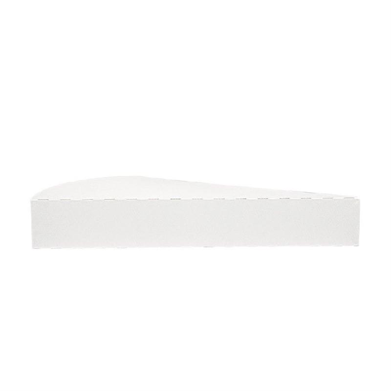 Boite 1 part de pizza The Pack carton nano micro blanc 18x23x3cm - par 500_1