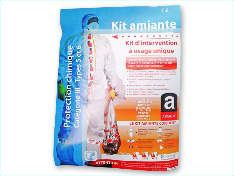 Kit de protection individuelle amiante - Réf KITAM_1