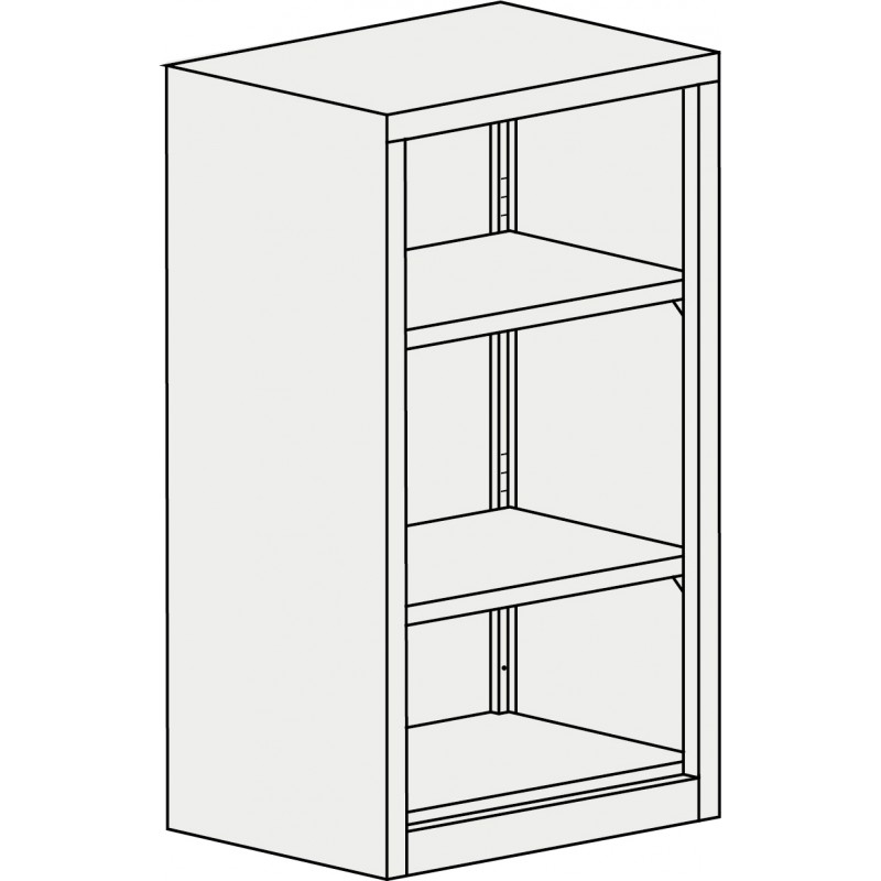 Armoire à rayonnages Akaze - 1 à 4 tablettes réglables - Dimensions variées_1