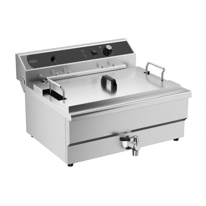 Friteuse posable électrique 25l - avec robinet de vidange 7518.0210 COMBISTEEL_1