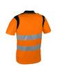 Polo orange haute visibilité - 100% polyester bird-eye - 150 g/m² - Bandes rétro-réfléchissantes_1