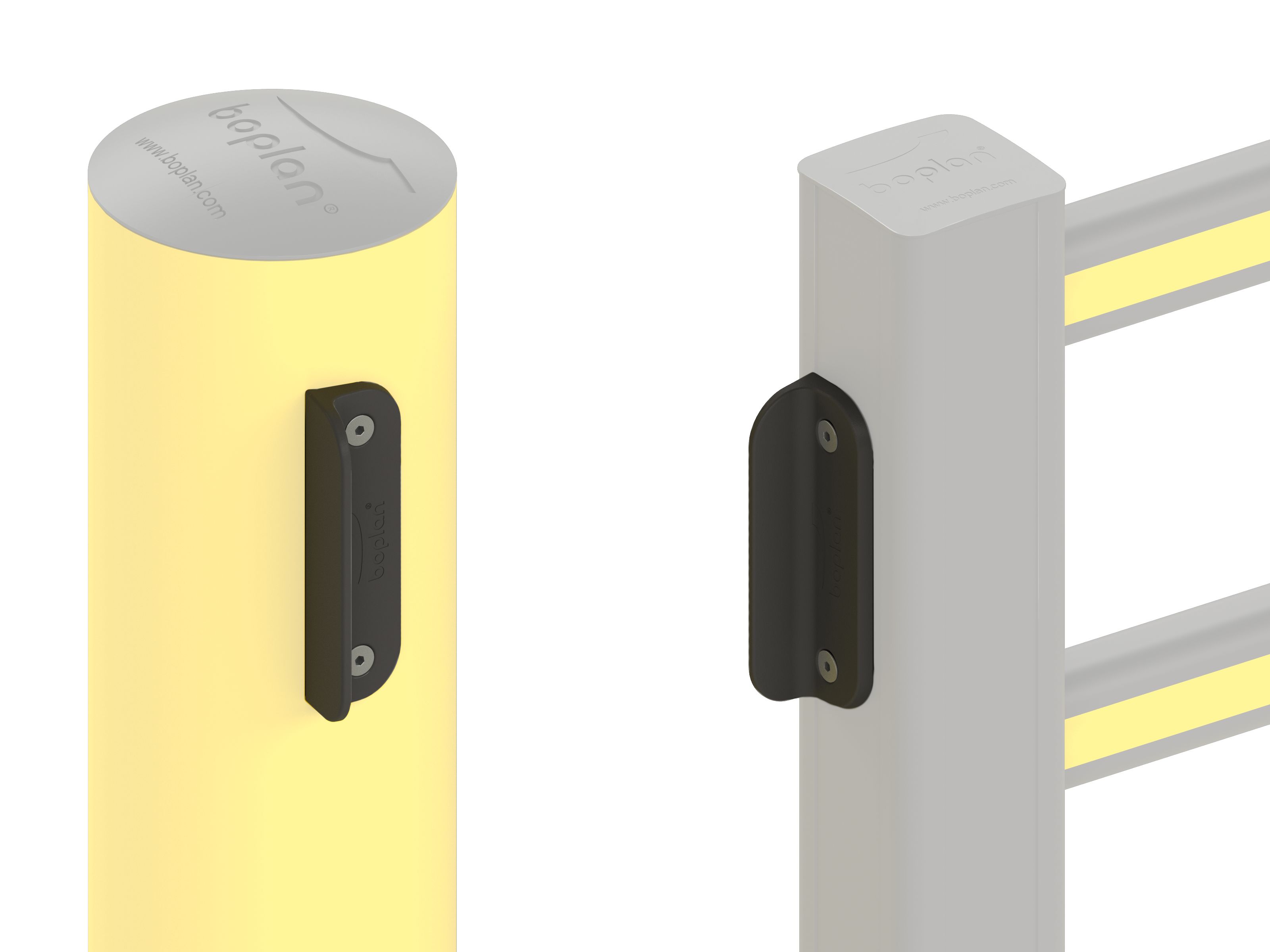 Portillon de sécurité SG Swing - Boplan - longueur > 1,5 m - fermeture automatique et support à roulettes_1