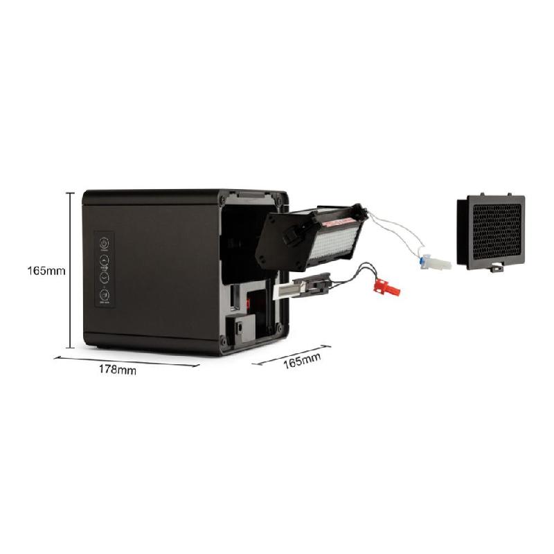 Purificateur d'air - Élimination totale des micro-organismes - Technologie PCO™ - 21W - 17,8 x 16,5 x 16,5 cm_1
