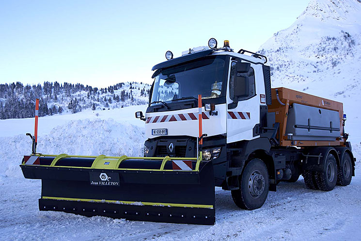 Lames à neige S.H - Gamme complète avec simple racleur caoutchouc ou bi-raclage pour véhicules de 10 à 26 T_1