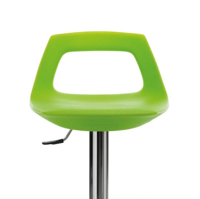 Tabouret de Bar avec repose pieds COSMO - Offisit - Vert_1