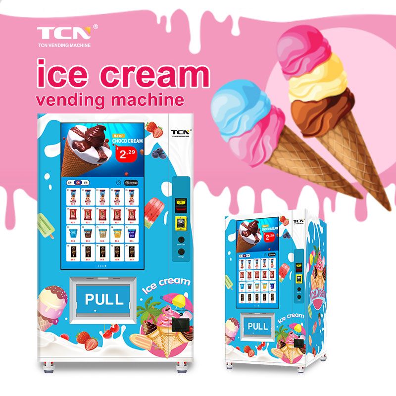 TCN-FEL-9G (V49) - Distributeur automatique de produits surgelés - TCN - Crème glacée avec écran LCD 49 pouces_1